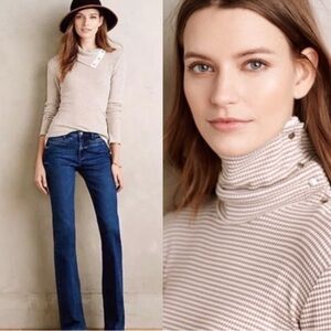 Anthropologie x Dolan Striped Turtleneck sz M